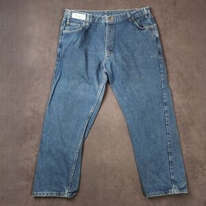 Westex Indura Flame Resistant CAT2 FR Jeans Mens 42x32‎ Blue Denim Work Pants